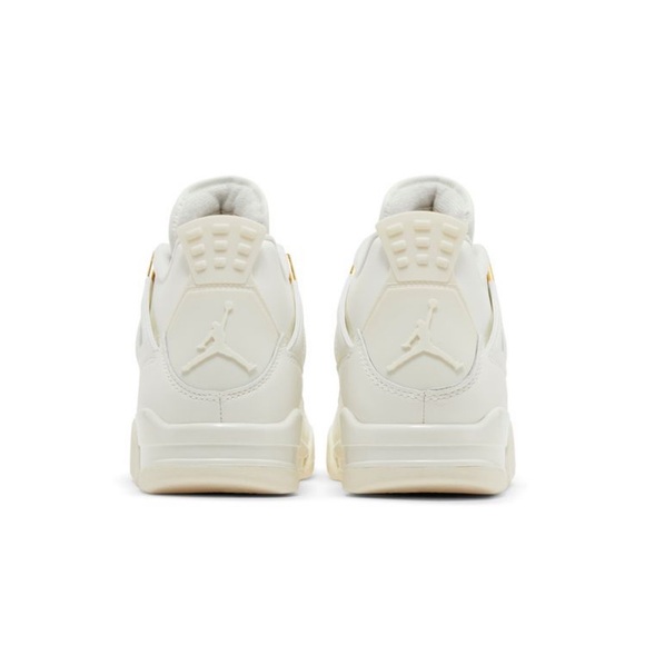 New - Nike woman’s Jordan 4 Retro metallic gold - Picture 6 of 9